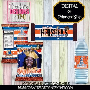 GRADUATION SCROLL FANS Graduation Favors Grad Fan Custom Fan Graduation Fans Scroll Fan Graduation College High School candy bar chip bag