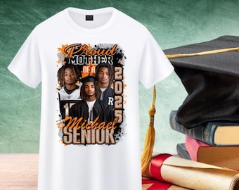 Senior Night Graduation T-Shirt Canva Template: Bold Senior Design (Digital Download)