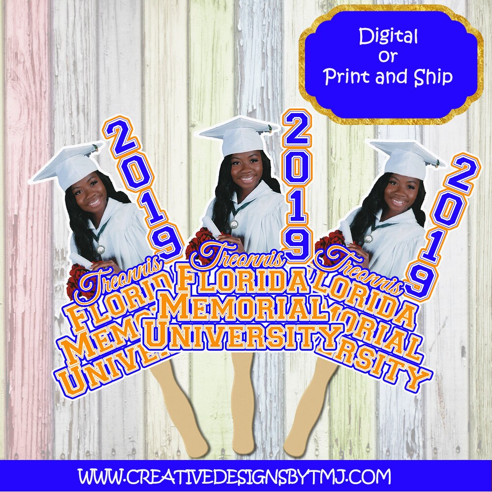 GRADUATION FANS Graduation Fans Grad Fan Custom Fan Graduation Etsy