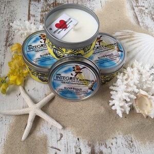 12 PACK Bondi or Assorted 8oz HAND MADE Soy wax candles. image 1