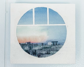 Mini Portauge Aquarell 19 - Original