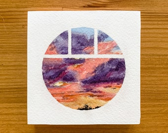 Mini Portauge Aquarell 22 - Original