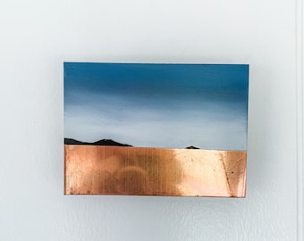 Kupferplatte Landschaft - kaum im Blick 2