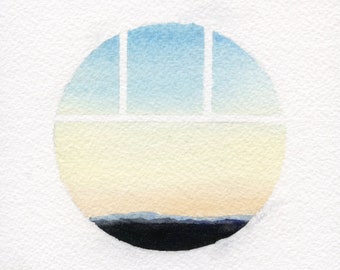 13 Mini Porthole Aquarell