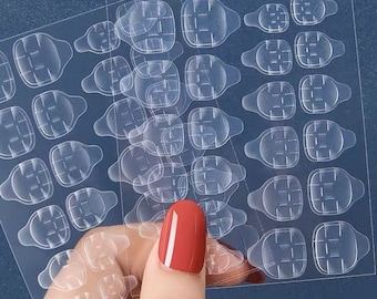 24 PCs Sheet Press On Nails Adhesive/ Sticker Tabs/ Press On Nails Accessories #tabs