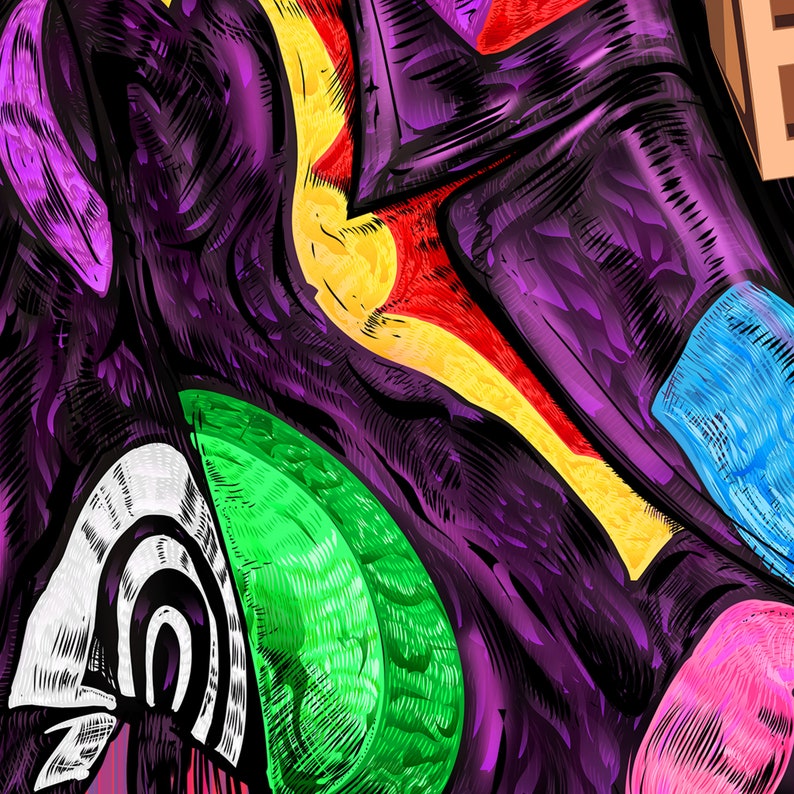 Eleven i Dump Your Ass Famous Hair Lines Print Etsy