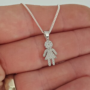 新米ママのネックレス - 子供用ネックレス - ダイヤモンドガールネックレス - ママへのギフト - 14Kゴールド新生児ネックレス - 新米ママへのギフト - ベビーペンダント