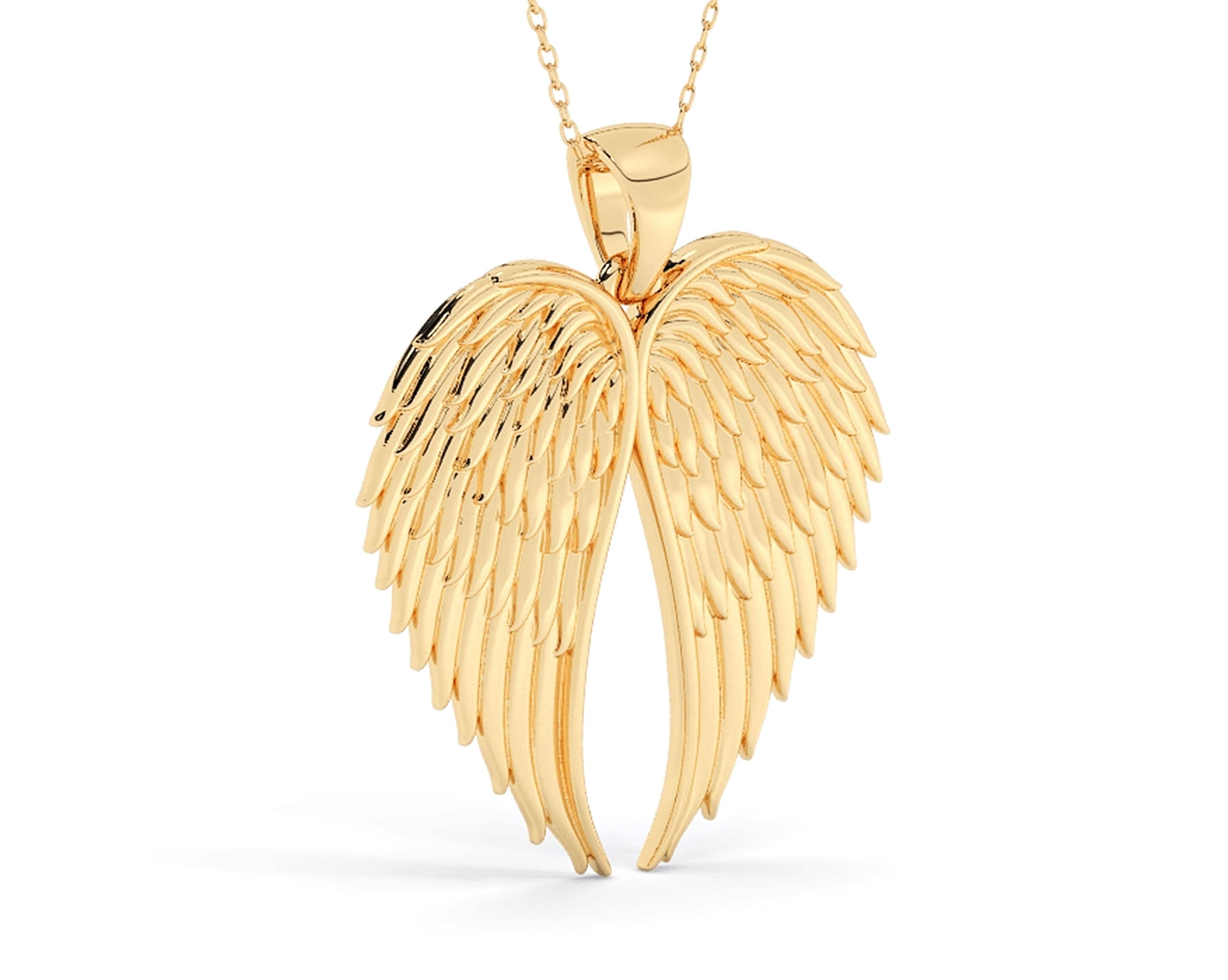 Gold Wings Pendant Etsy Singapore