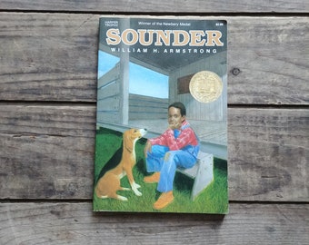 Sounder, vintage kid's chapter book, by William H. Armstrong