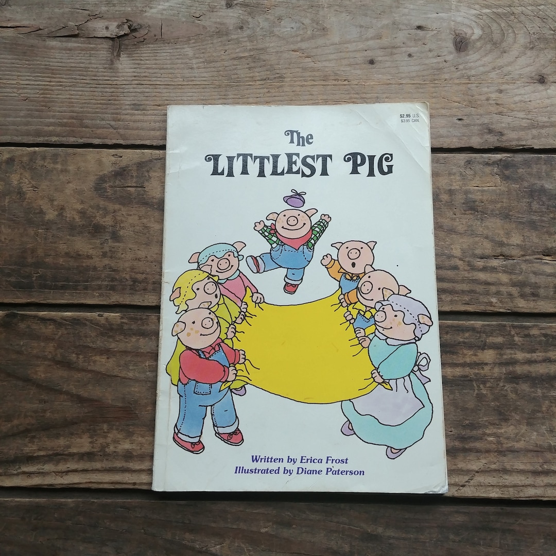 The Littlest Pig, Children's Book Etsy