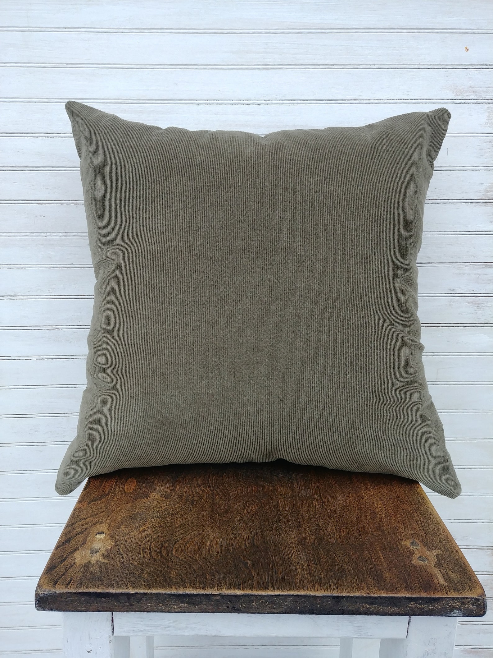 Sage Green Corduroy Pillow Cover Mossy Green Cushion Cover Etsy