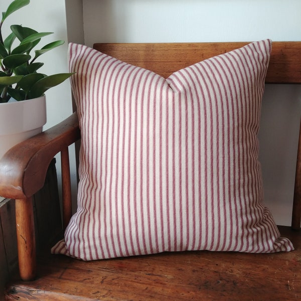 Red and White Pillow Etsy