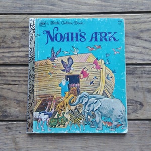 Noah's Ark, A Little Golden Book, Vintage 1976