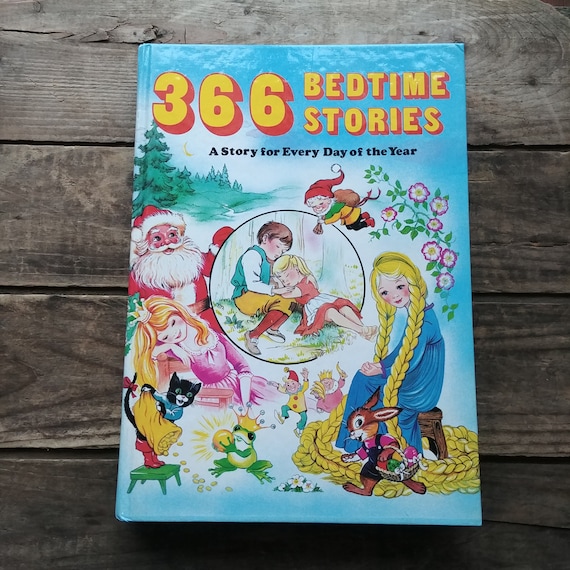 366 Bedtime Stories, Vintage Children's Book - Etsy