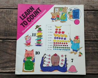 Richard Scarry, Learn to Count, children's book about numbers