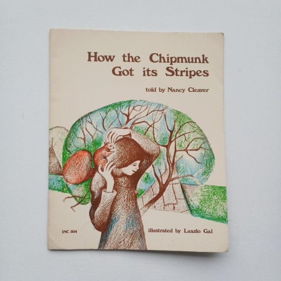 How the Chipmunk Got His Stripes, a Children's Book by Namcy Cleaver - Etsy