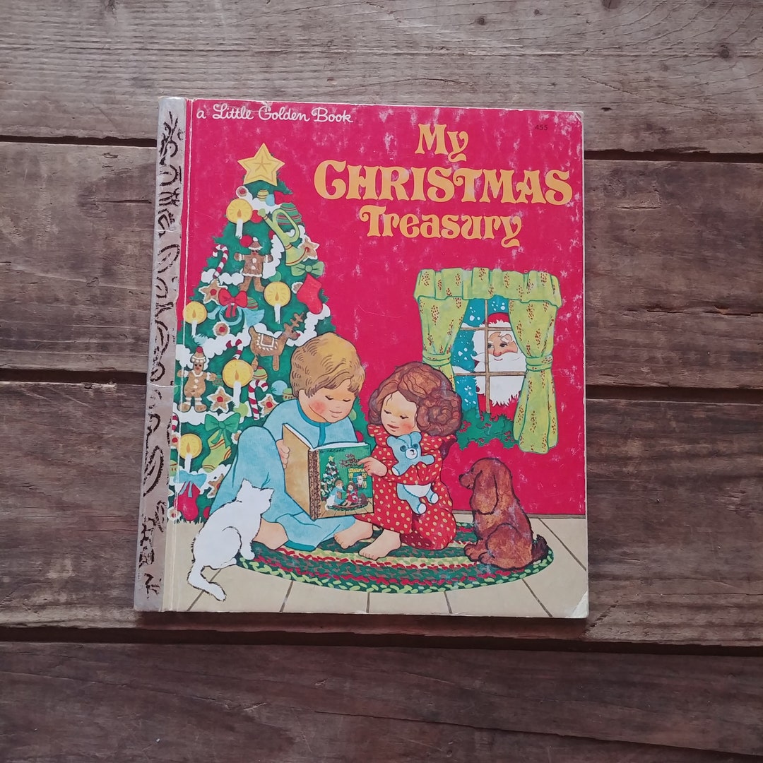 My Christmas Treasury Vintage Little Golden Book Etsy UK