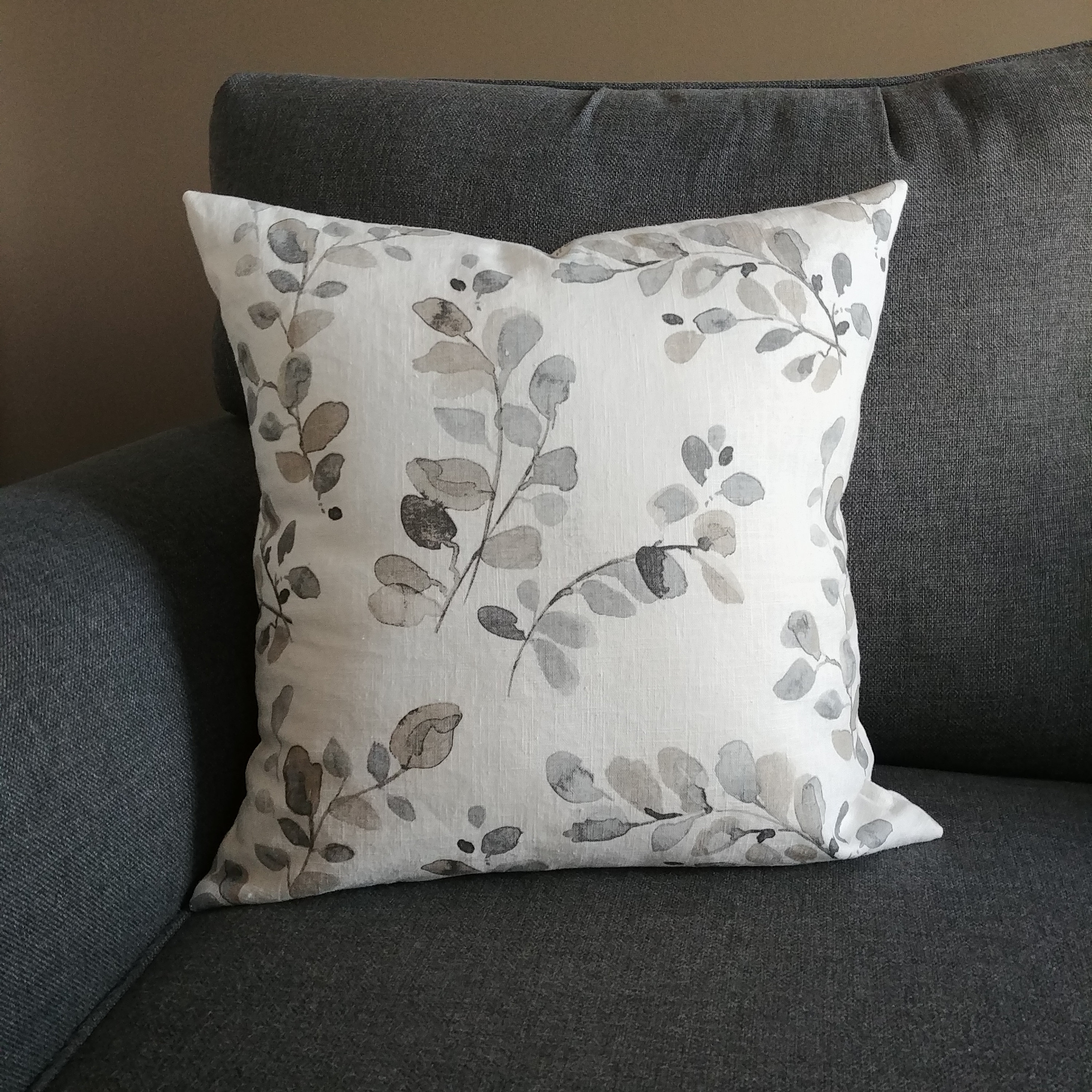 Claudine print pillow clearance cover