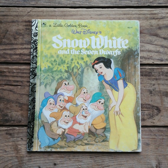 Snow White and the Seven Dwarfs, Vintage Little Golden Book, Walt