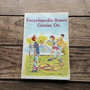 Encyclopedia Brown Carries On, Children&#39;s Chapter Book by Donald Sobol