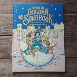 Golden Songbook, vintage 1980s books for kids image 1