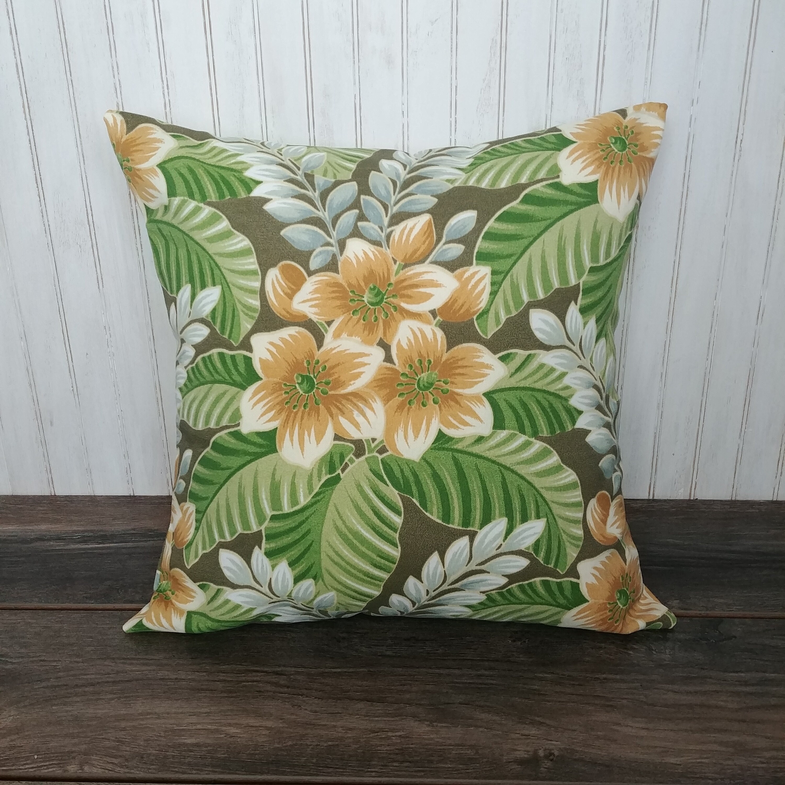 Funda de almohada interior/exterior con flores de mostaza y | Etsy