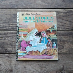 Bibelgeschichten aus dem Alten Testament, Kleines Goldenes Buch, Vintage 1980