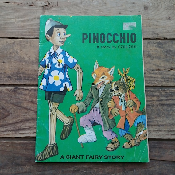 Pinocchio, Fairy Tale Book, - Etsy
