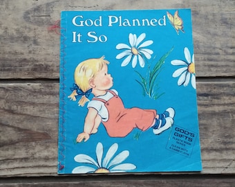 God Planned It So, Vintage Plastic Book,