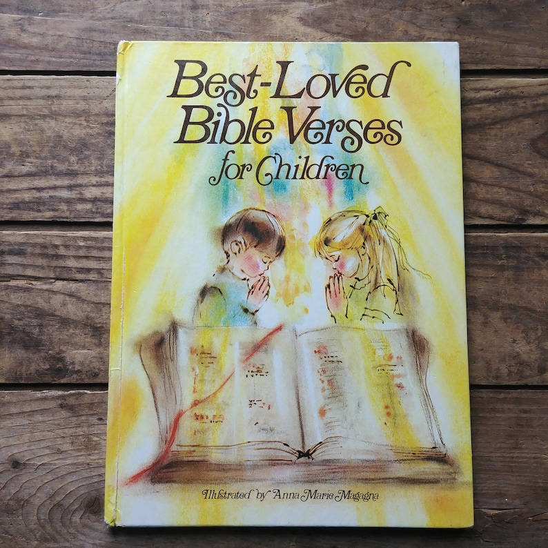 Bestloved Bible Verses for Children A Children's Book Etsy