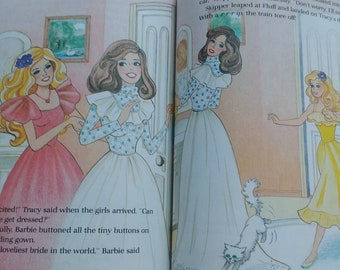 Barbie, The Missing Wedding Dress, vintage Little Golden Book