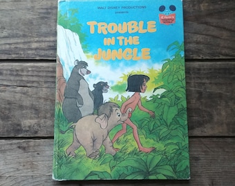 Trouble In The Jungle, Walt Disney's Kid's books, vintage
