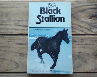 L'étalon noir, un livre pour jeunes lecteurs de Walter Farley, vintage des années 1970