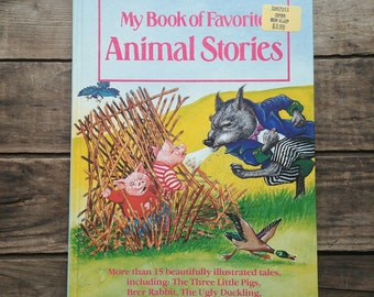 My Book of Favorite Animal Stories, vintage kid's book