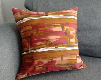 Fall Colors  Pillow Cover, Autumn Cushion Cover, olive green and burgundy decor