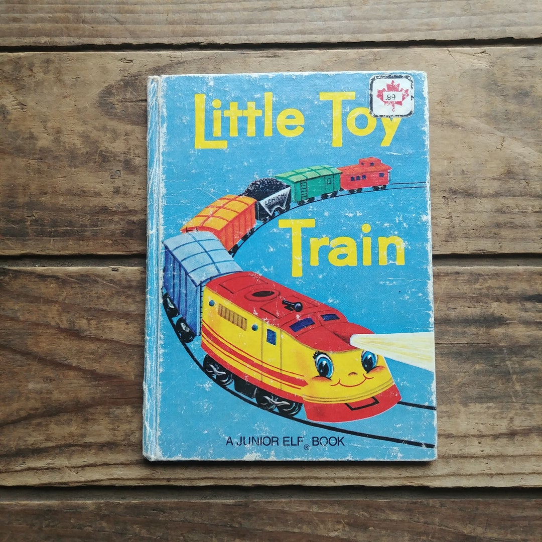 Little Toy Train, Vintage Junior Elf Book, 1960s Etsy