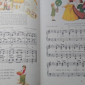 Golden Songbook, vintage 1980s books for kids image 3