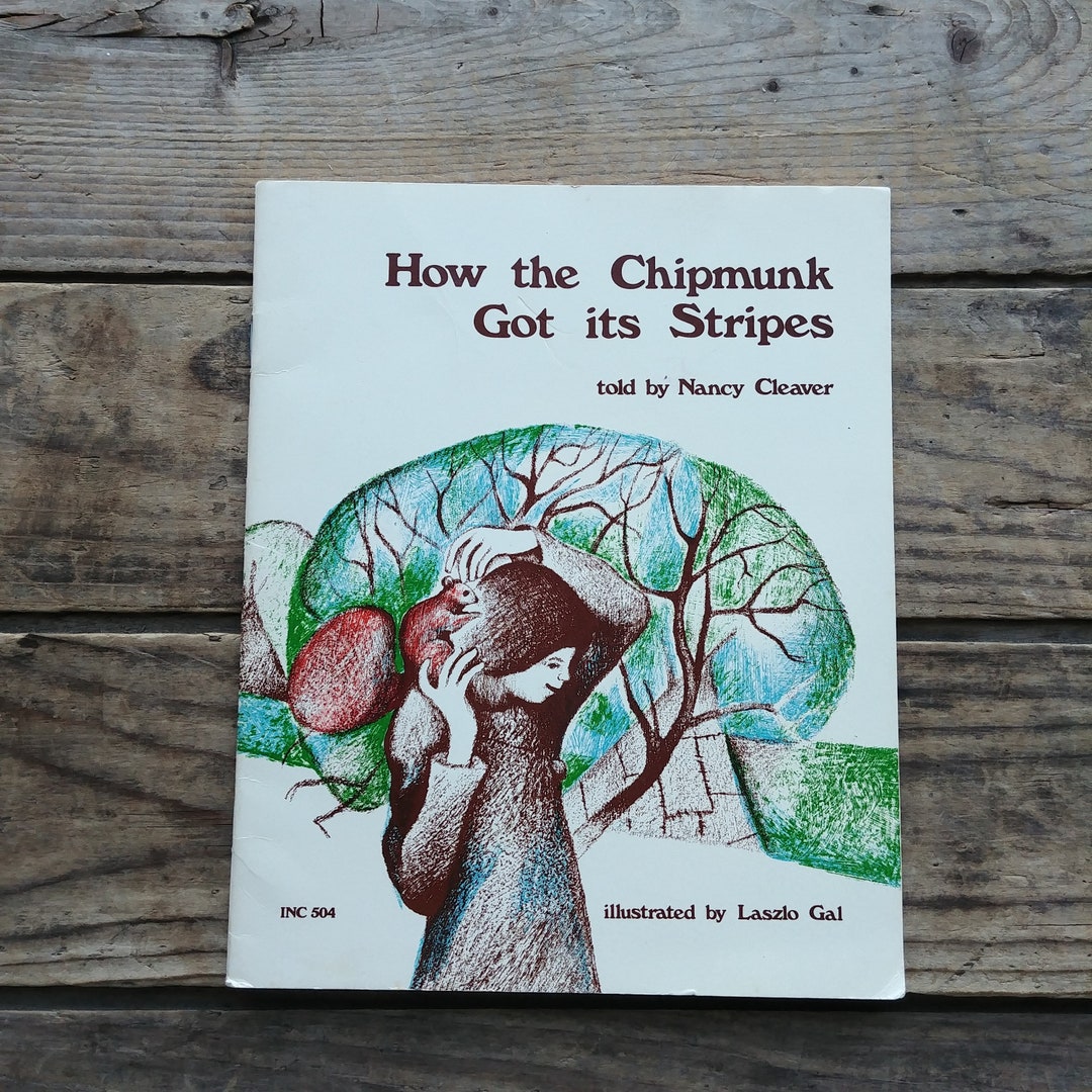 How the Chipmunk Got His Stripes, a Children's Book by Namcy Cleaver Etsy