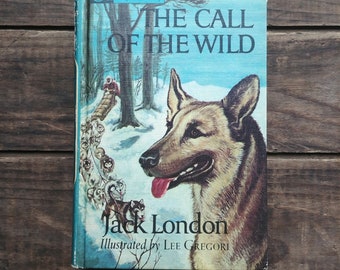 Call of the Wild, Black Beauty, vintage 2 in 1 book, Classic Stories