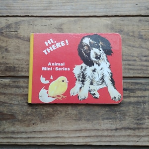 Hi There! Vintage Board Book, Animal Mini Series