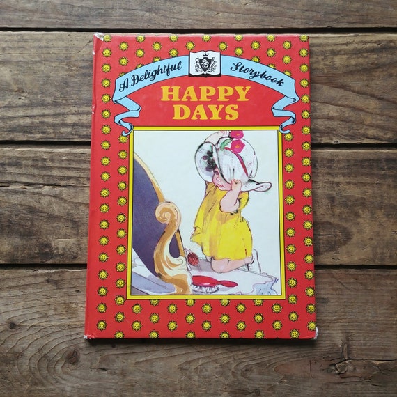 Happy Days, libro infantil vintage, Sunshine Storybook, Honey Bear Book -   España