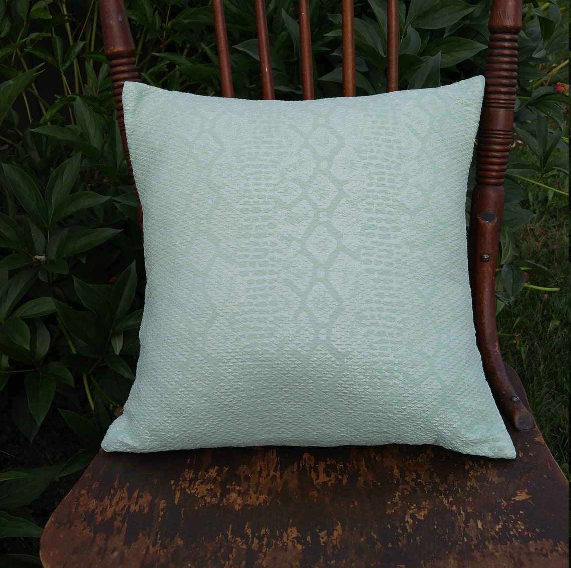 Mint Green Pillow/sparkly Soft Mint Cushion Cover/handmade of Etsy