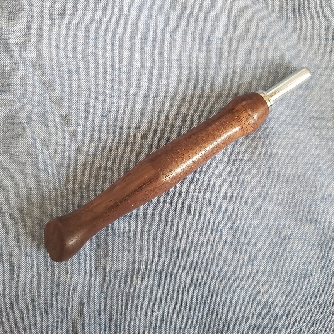 Walnut wood Seam Ripper and finger presser tool in one Etsy