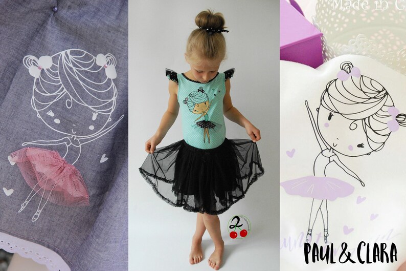 SVG plotter template Prima Ballerina