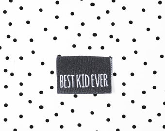 Mini-Label *best kid ever* - 4er Pack