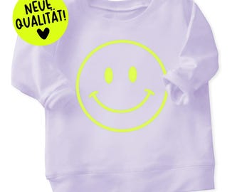 XL Flock Patch - Smile *Iron-On*