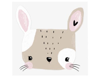 Bügelbild - Hase