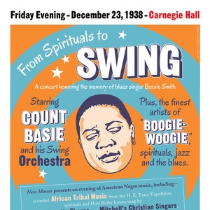 1938 &quot;From Spirituals to Swing&quot; Concert Poster