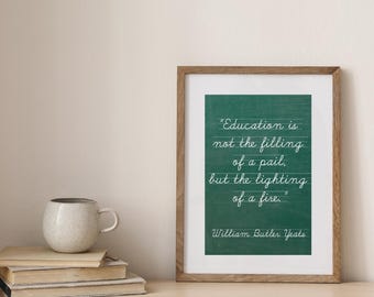 William Yeats / Plutarch Quote printable