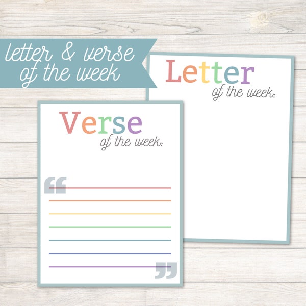 Early Learning Letter of the Week and verse of the week, Circle Time Activity, Weather Chart, Calendar Time, Teaching, Preschool, kinder